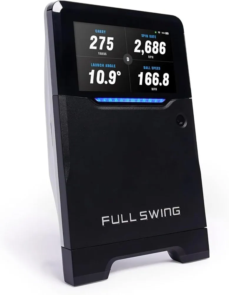 Full Swing KIT radar launch monitor with OLED display and 4K swing camera