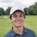 Jim Bennett, founder of Golf Sim Jim, on a golf course