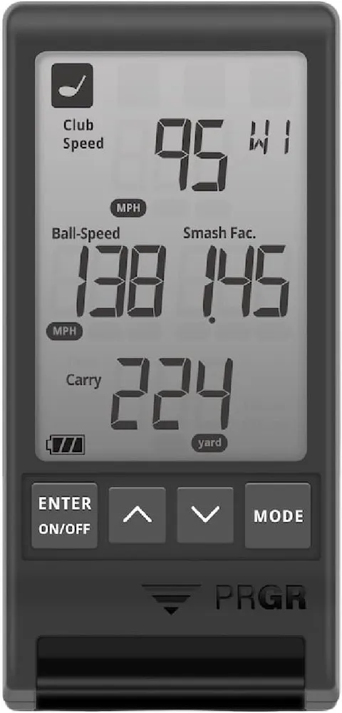 PRGR HS 130-A pocket-sized Doppler radar launch monitor